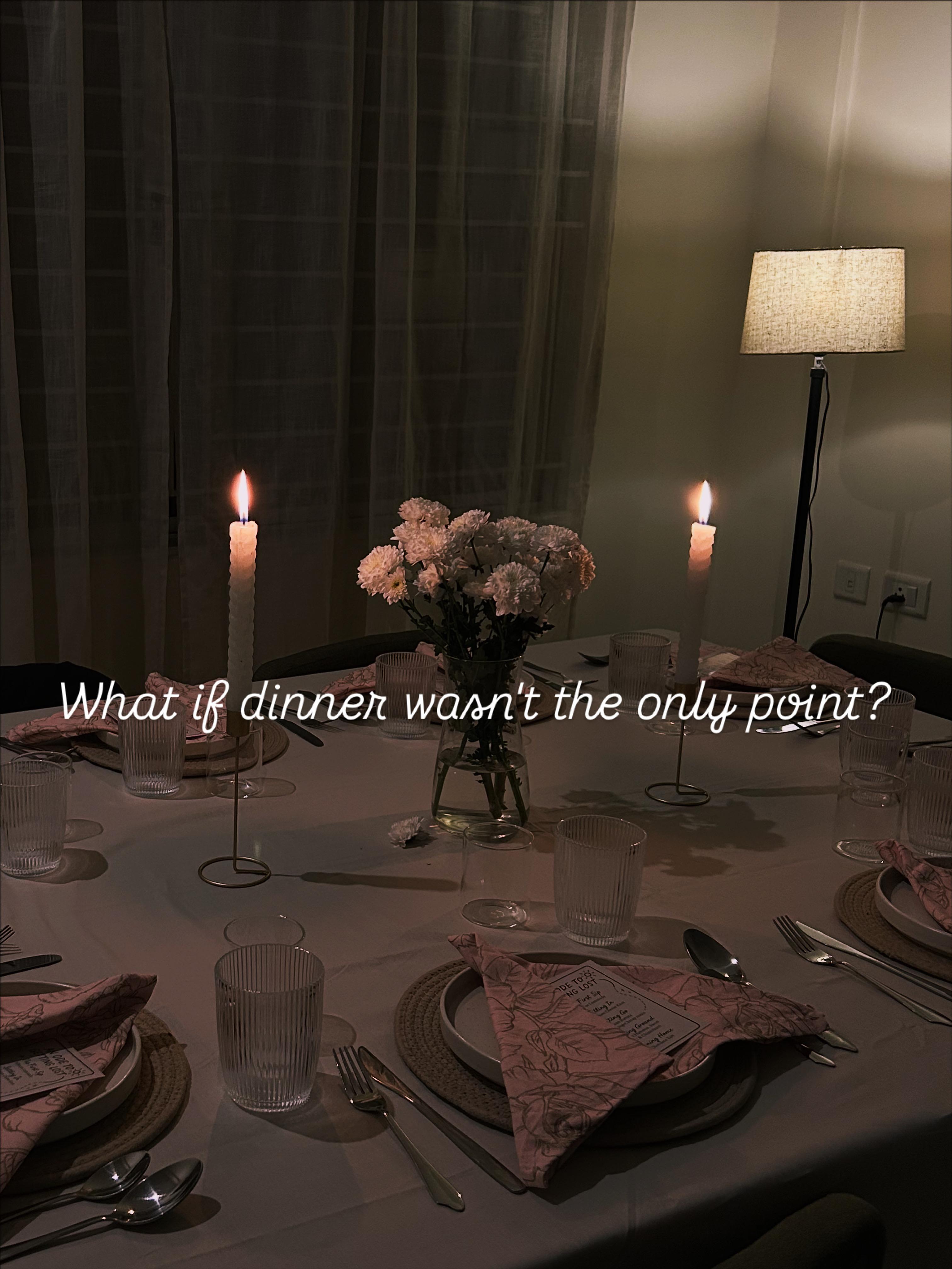 Guests at a Not Just Dinner evening